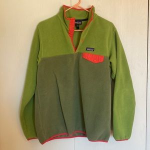 EUC Green Color Block Patagonia